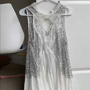 Free People Tell Tale Sleeveless Tunic XS NWOT